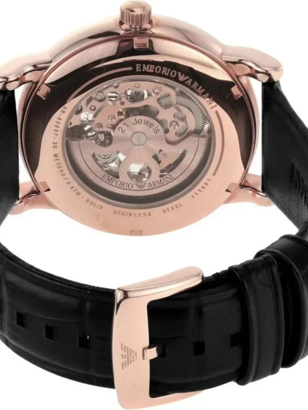 Emporio Armani AR60007 Meccanico Automatic watch NWT